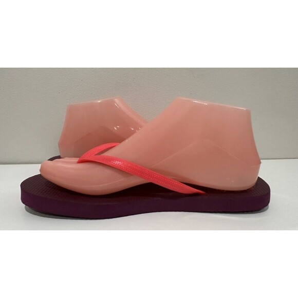 Gap Women size 7/8 pink purple flip flops flat thong slip on sandals - Picture 6 of 9
